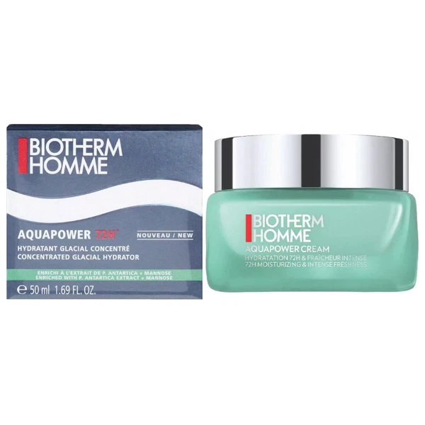 Biotherm Homme Aquapower 72h Concentrated Glacial Hydrator 50ml Moisturizer