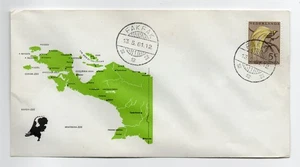 Netherlands New Guinea cover map New Guinea postmark FAK FAK - A002 - Picture 1 of 2