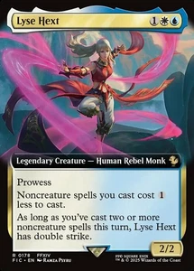 Lyse Hext - Extended Art Magic mtg Light Play, English Commander Final Fantasy x - Picture 1 of 1