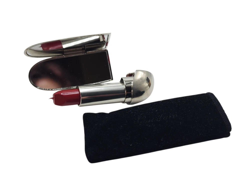 GUERLAIN Rouge G Lipstick Greta 22 Shade Complete Mirror Case Sleeve DAMAGED TIP - Image 1 of 4