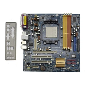 Motherboard ASRock AM2 +AM3 Micro-Atx Matx 4 X DDR2 Lpt DB25 Parallel - Picture 1 of 4