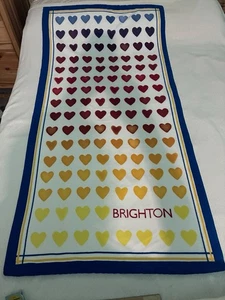 Brighton ombré hearts beach towel brand new - Picture 1 of 4