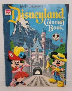 Vintage Whitman Walt Disney’s Disneyland Coloring Book USED - Picture 1 of 12