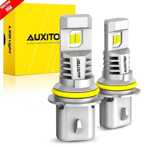 AUXITO 2X 9007 High Low Beam LED Headlight Bulb Super Cool White Replacement M6 - Picture 1 of 10