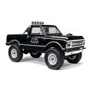 Axial 1/24 SCX24 1967 Chevrolet C10 4X4 RTR Brushed Rock Crawler Black - Picture 1 of 2