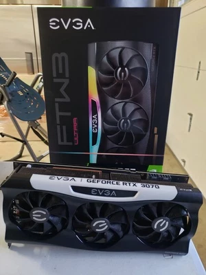 EVGA GeForce RTX 3070 FTW3 ULTRA GAMING 8GB GDDR6 Graphics Card (08G-P5-3767-KL) - Image 1 of 4