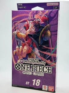 Cubierta de inicio One Piece Purple Monkey.D.Luffy sellada de fábrica - Imagen 1 de 1