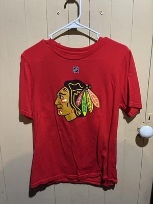 Camiseta de manga corta Chicago Blackhawks Kitan Crawford #50 para dama - talla XL Foto 1 de 3