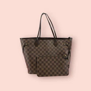 Louis Vuitton Neverfull MM mit Pochette Damier - Bild 1 von 11