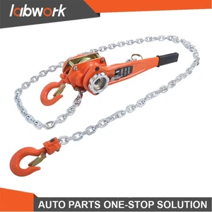Labwork Manual Lever Chain Hoist, 1-1/2 Ton 3300 lbs Capacity 10 FT Come Along - Picture 1 of 15