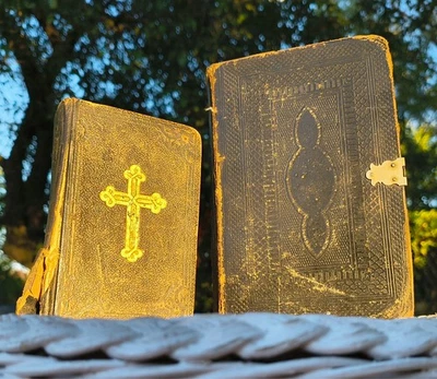 ANTIQUE HOLY BIBLE - 1850 NY, 1887 Svenska Psalm-Boken Stockholm Isaac Marcus - Image 1 of 4