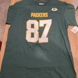NFL Team Apparel Jordy Nelson 87 Jersey Shirt Men’s L NWT - Picture 1 of 5