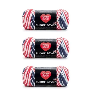 Hilo Red Heart Super Saver, paquete de 3, Americana 3 unidades - Imagen 1 de 9