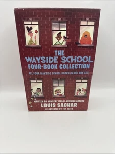 The Wayside School 4-Book Box Set By Louis Sachar Tim Heitz New - Picture 1 of 6
