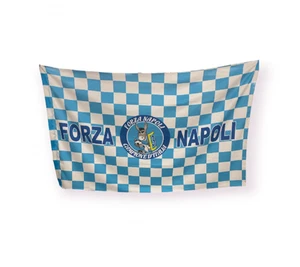 Bandiera Napoli 150x100cm Forza Napoli Bandiera Forza Napoli - Foto 1 di 1