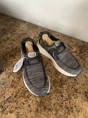 Hey Dude женщин 10, Sirocco W пятна, поскользнуться на туфли новый в коробке уголь цвет - Изображение 1 из 4