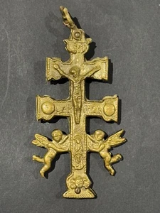 Antique religious CRUZ DE CARAVACA - Picture 1 of 2