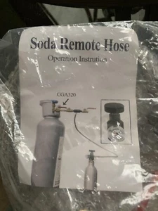 Spunky Soda Remote Hose Kit 60” US CGA320 - new - Picture 1 of 3