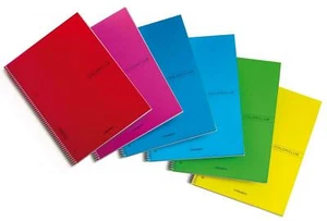 QUADERNO MAXI SPIRALATO Blasetti Confezione DA 6 Colorclub FORATO A4 1R 3794 - Foto 1 di 1