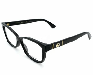 Gucci Cat-Eye Black Frame 55-14-145MM Women's Eyewear GG0634O 001 - Picture 1 of 2