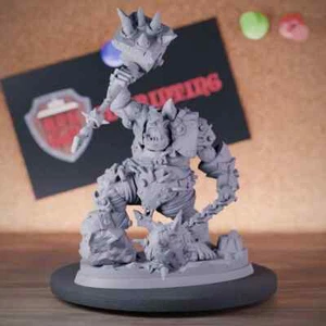Ogre Warlord Miniature Destroyer Boss Monster Dungeons and Dragons Mini DnD 5e - Picture 1 of 8