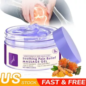 Kresin Joint Pain Gel Purple Gel, Kresin Soothing Pain Massage Gel, 100g USA - Picture 1 of 16
