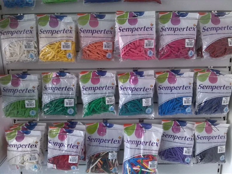 50 Modellier-Ballons Sempertex 160S ca. 150 cm Ballons - Geburtstag Party Deko - Bild 1 von 1