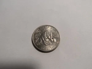 2008 P Alaska State Quarter The Great Land Grizzly Bear with Fish in Mouth - Picture 1 of 3