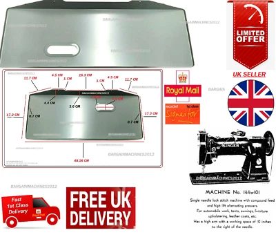 SINGER 111W WALKIN FOOT OIL DRIP PAN BOTTOM TRAY INDUSTRIAL SEWING MACHINE PART - Image 1 of 4