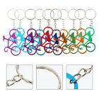  10 Pcs Bicycle Keychain Metal Suitcase Hangings Decorative Handbag Ornaments