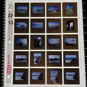 Lote de 20 diapositivas a color Kodachrome PacificNW Nature Coast Lighthouse Sun de colección 35 mm - Imagen 1 de 2