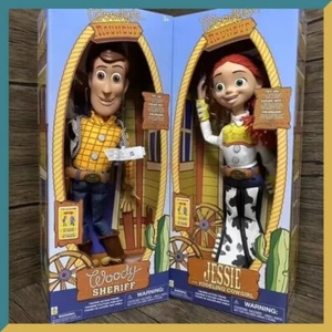 TOY STORY JESSIE WOODY PULL STRING TALKING ACTION FIGURE PLUSH SOFT DOLL STUFFED - Picture 1 of 8