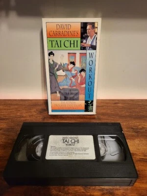 David Carradine's Tai Chi Workout - Original Version (VHS, 1993) Kung Fu Fitness - Image 1 of 4