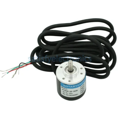360/600P/R Photoelectric Incremental Rotary Encoder 5V-24V AB Two Phases Shaft F - Image 1 of 3