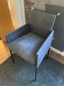 KFF Armlehnstuhl / Sessel,  TEXAS, Echtleder,  Ausstellungsstück - Bild 1 von 7