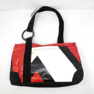 Cartera de Vinilo Reciclado ReVinilizado Cartelera Artesanal Bolso Cartera Nuevo con Etiquetas Foto 1 de 4