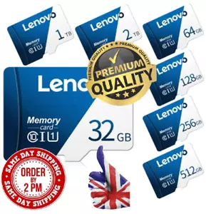 Micro SD Memory Card High Speed Class 10 - 32GB 64GB 128GB 256GB 512gb 1TB 2TB - Picture 1 of 17