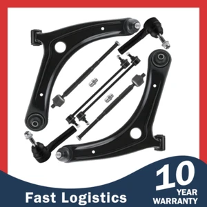 For Dodge Jeep Patriot Compass Front Lower Control Arm Ball Joint Tie Rod Kit - Picture 1 of 8