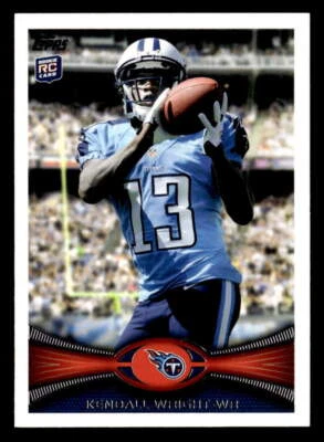 Kendall Wright 2012 Topps Rookie Card #378 Tennessee Titans - Image 1 of 2