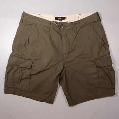 VANS Cargo Shorts Green Ripstop Skate Casual Mens Size 36 x 9" Inseam - Image 1 of 4