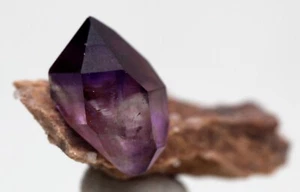 AMETHYST QUARTZ Crystal Cluster Mineral Specimen Purple AFGHANISTAN - Picture 1 of 3
