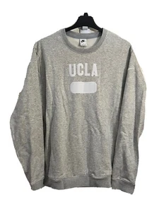 NIKE NCAA UCLA BRUINS CLUB FLEECE [DM1487 050] HEATHER GRAY SWEATSHIRT SZ 3XL - Picture 1 of 4