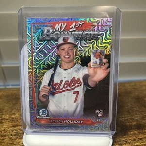 Jackson Holliday 2024 Bowman RC My 1st Bowman Mega MOJO Refractor #M1B-17 Oriole - Picture 1 of 2