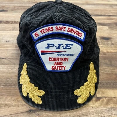 Винтажная регулируемая кепка P.I.E. Nationwide Trucking Trucker Corduroy - Изображение 1 из 4