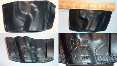 Safariland Holster  Model 27  S&W 9MM Low-profile Body Hugging1- Pancake  RH BLK - Image 1 of 4