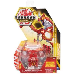 Bakugan Legends, Nova Dragonoid (rot), beleuchtende Bakugan Actionfiguren mit gehandeltem Handel - Bild 1 von 8
