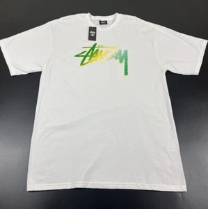 stüssy chrome stock tee weiß - Bild 1 von 3
