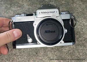CUERPO DE CÁMARA RÉFLEX JAPONESA NIKKORMAT FTN 35MM JAPÓN CROMADO con ZAPATO 1967+ 4590687 - Imagen 1 de 8