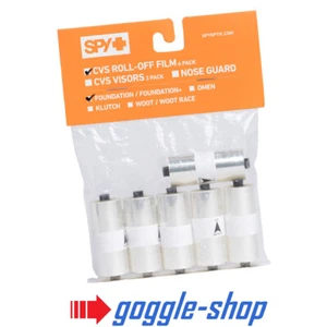 SPY GENUINE FOUNDATION ROLL OFF FILMS CVS 45MM MOTOCROSS MX BIKE GOGGLES X6 - Picture 1 of 4