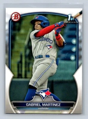 2023 Bowman Prospects 1st Bowman #BP-45 Gabriel Martinez Toronto Blue Jays - Image 1 of 2